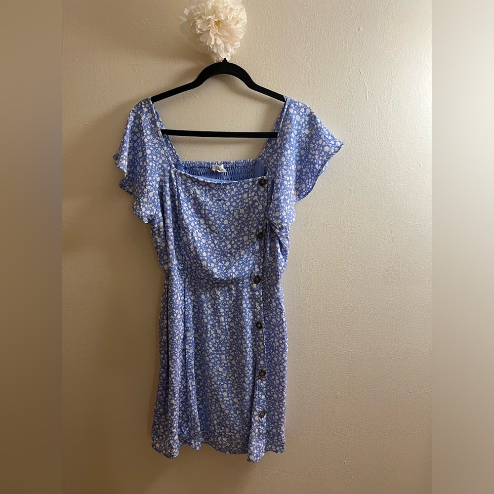 Sienna Sky Blue and White Dress